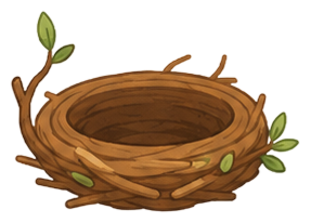 pirch's empty nest illustration — the listing was here a minute ago